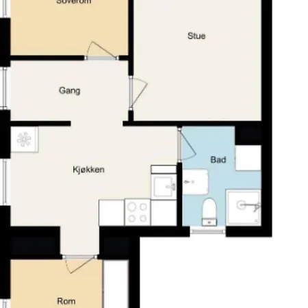 Nydelig Sentral Leilighet Med Gratis Parkering Apartment Tromso